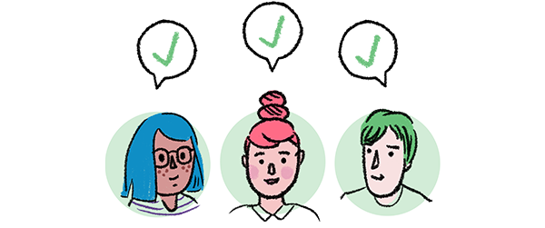 Loomly content management features content approval workflow team illustration