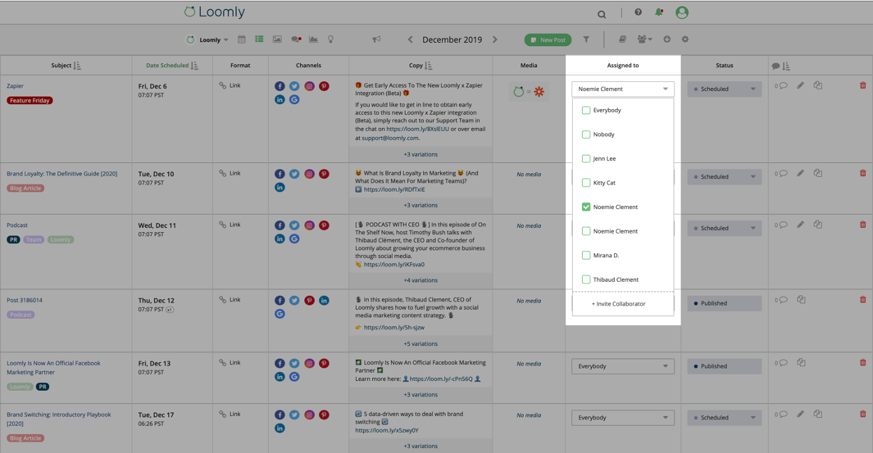 Social media calendar use cases marketing teams step four screenshot