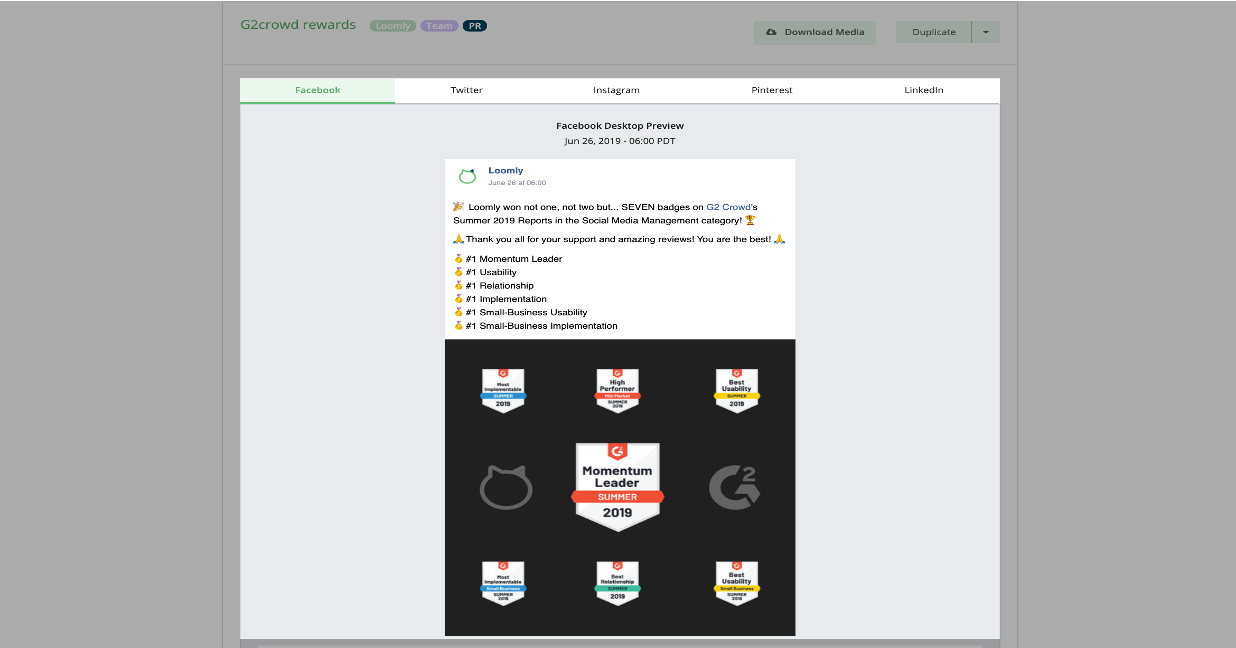 Social media calendar use cases marketing teams step five screenshot