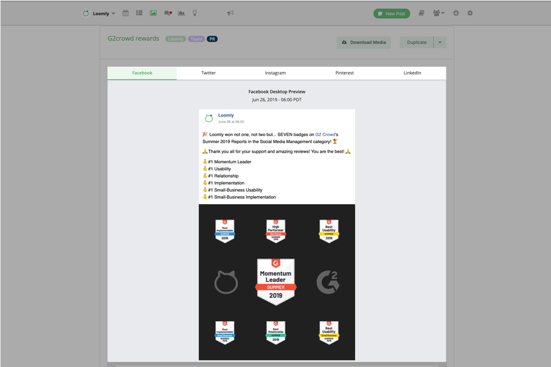 Social media calendar use cases remote teams step one screenshot
