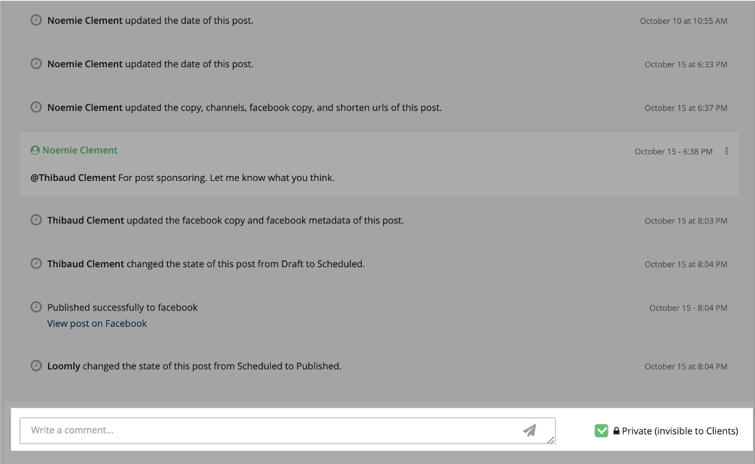 Social media calendar use cases freelancers step six screenshot